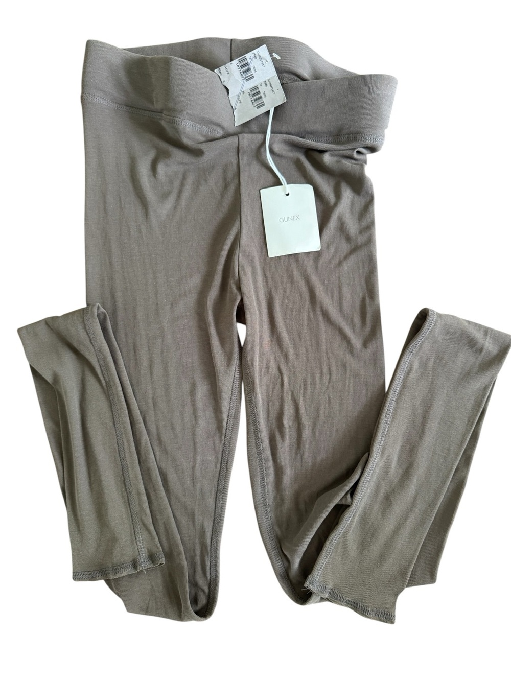 GUNEX Taupe Stretch Leggings long Sz US 6